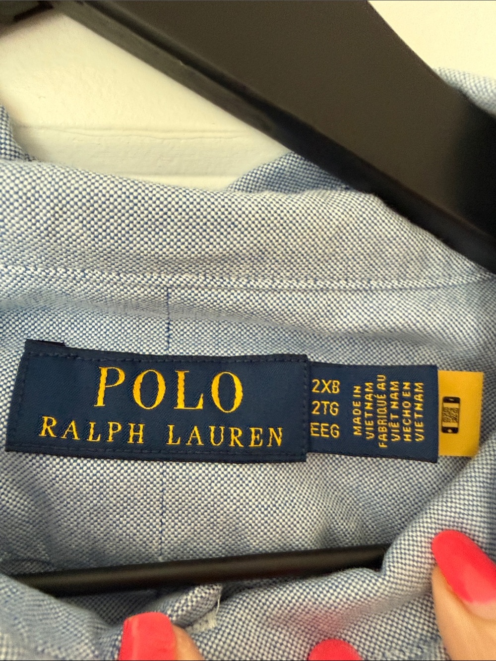 Polo by Ralph Lauren Light Blue Oxford Button-Down Shirt - Picture 3 of 6
